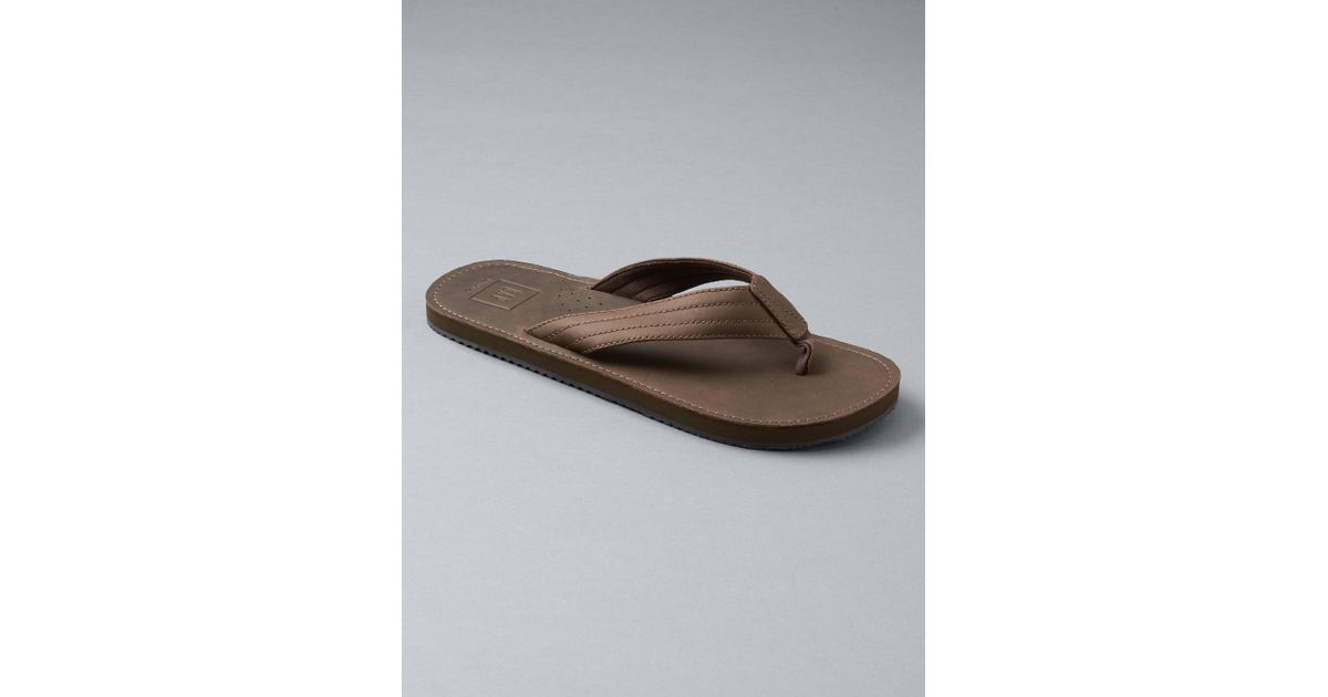 simple leather flip flops