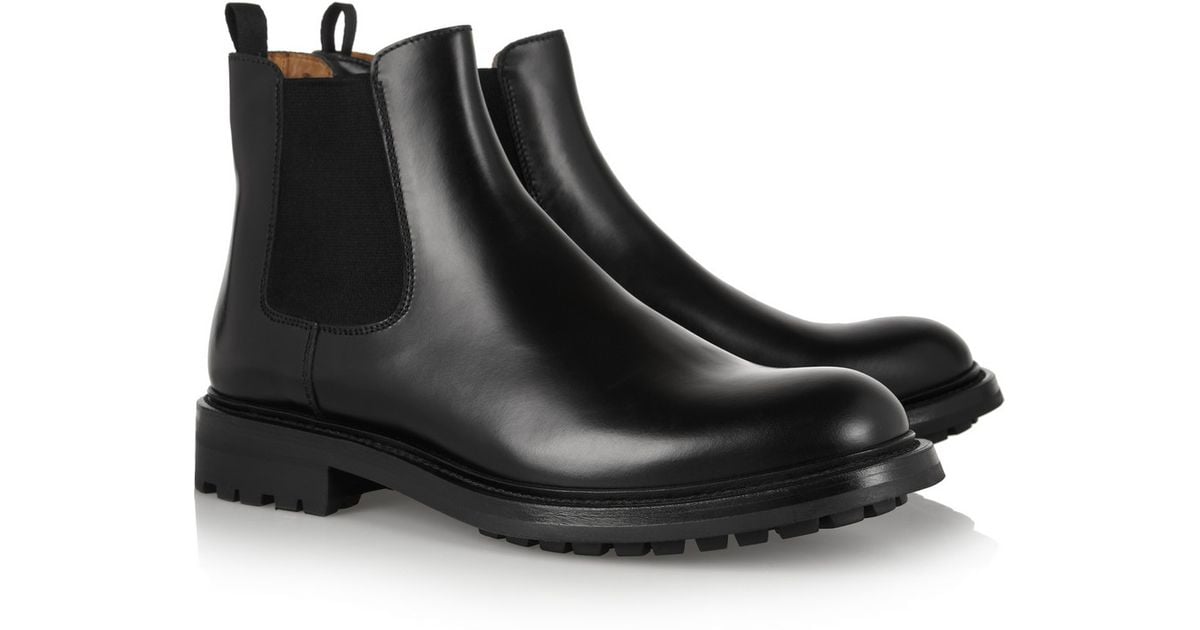 church's black chelsea boots