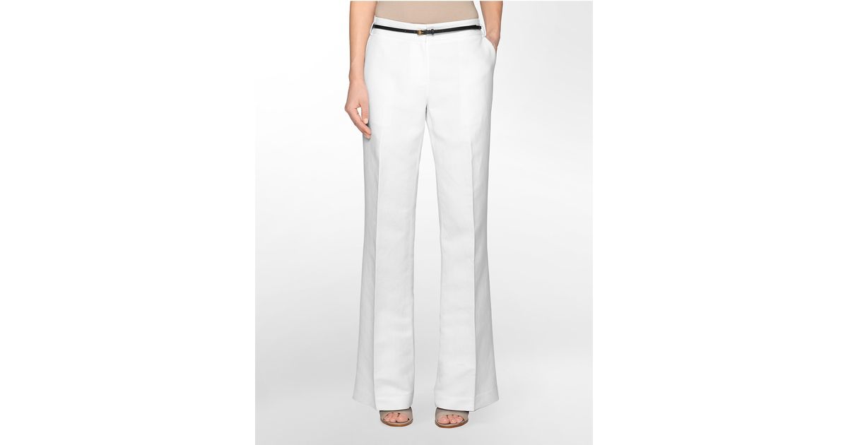 calvin klein linen pants