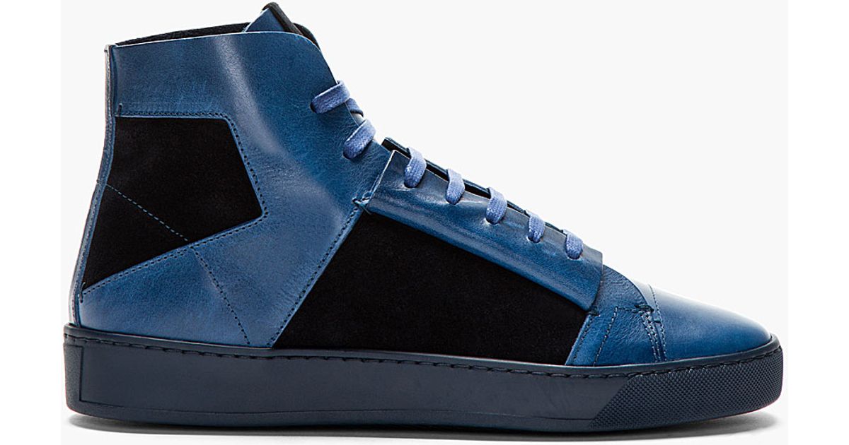 calvin klein high top sneakers mens