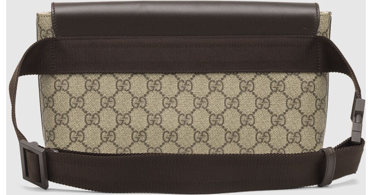 gg supreme canvas belt bag