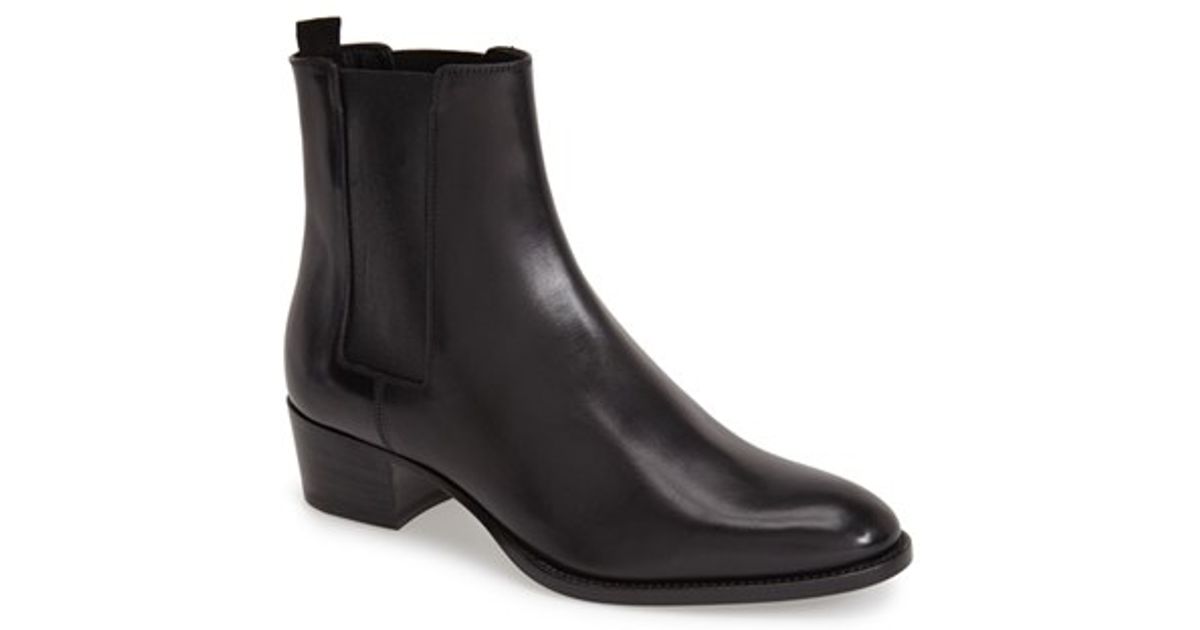 saint laurent chelsea boots black