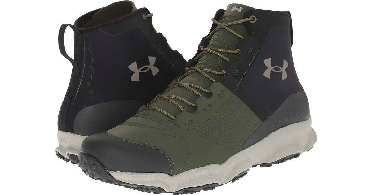 Under Armour Men's UA SpeedFit Hike Boots - Uniform/Rifle Green/Texas  Orange 10.5 