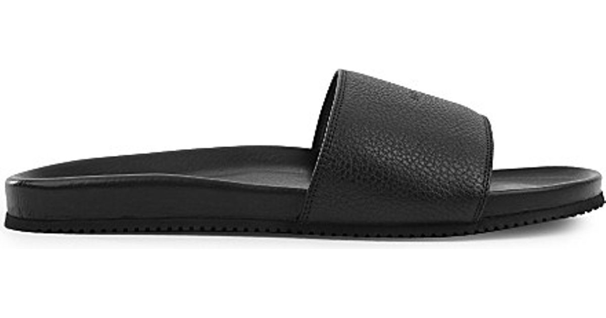 black slides men