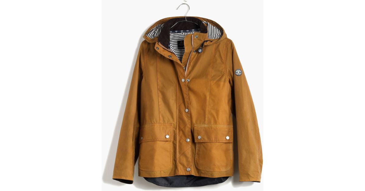 Madewell Barbour&Reg; Godrevy Waxed Jacket in Brown | Lyst