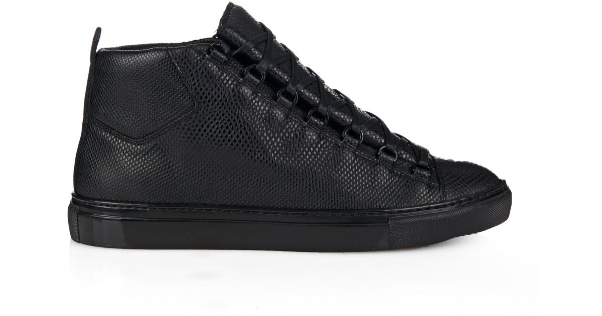 balenciaga black high tops
