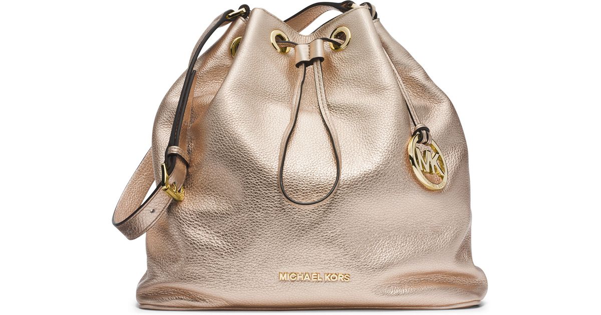 michael kors gold shoulder bag