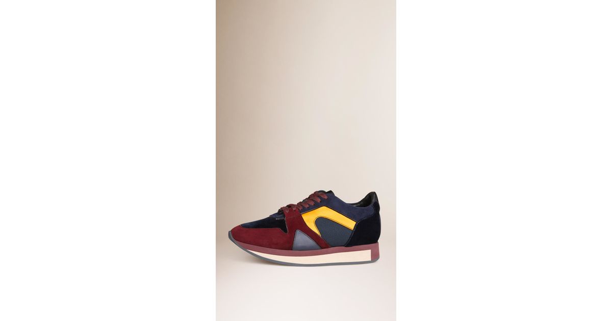 burberry colour block sneakers