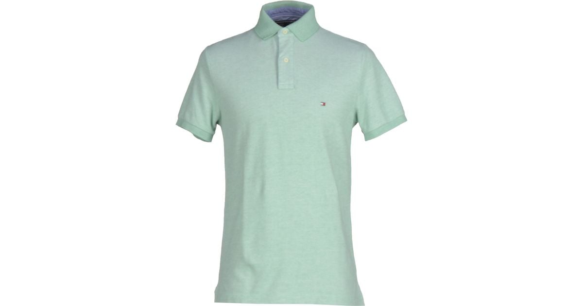 tommy hilfiger polo shirt green