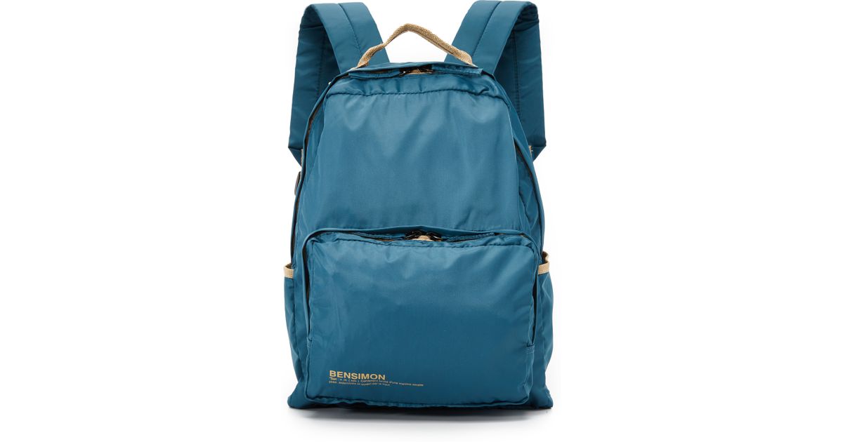 Bensimon Backpack in Blue | Lyst