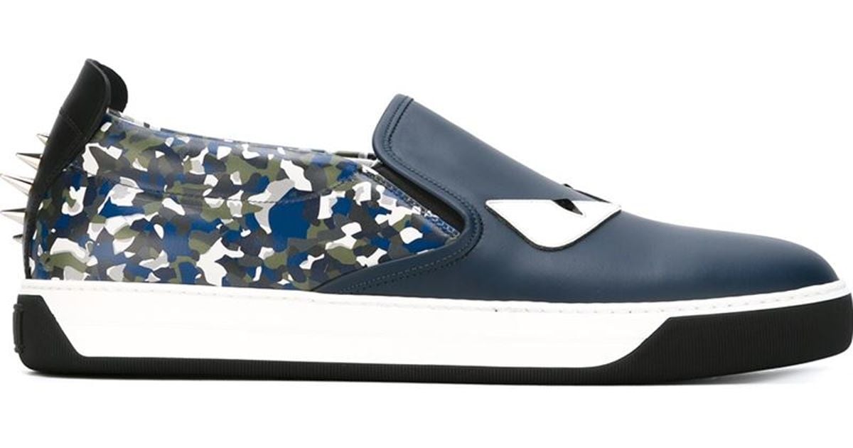 fendi slip on shoes