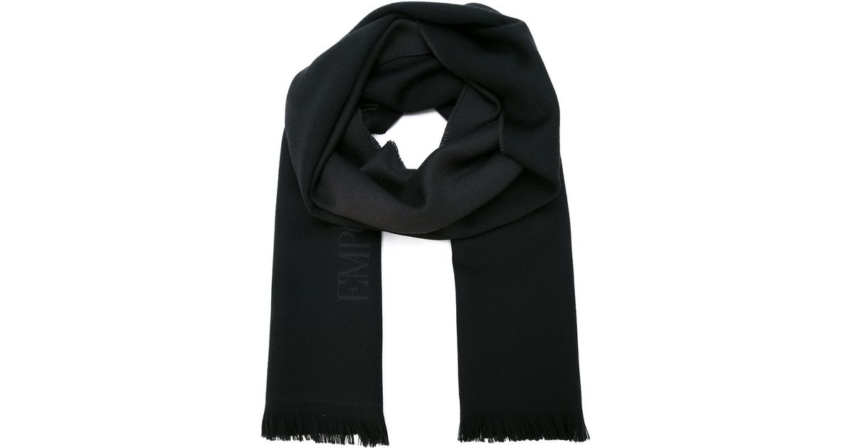 black armani scarf