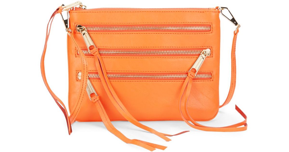 rebecca minkoff three zip crossbody