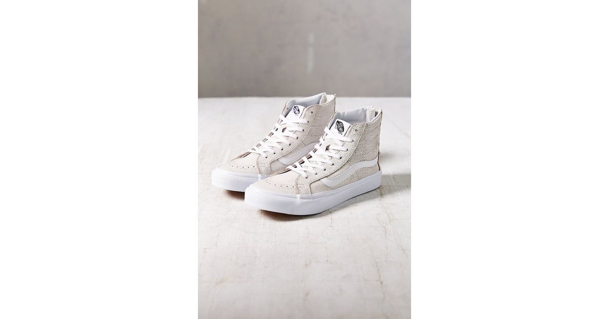 womens vans white high tops