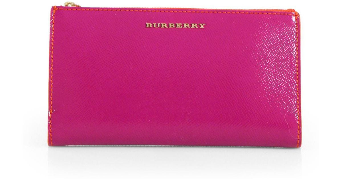burberry wallet purple