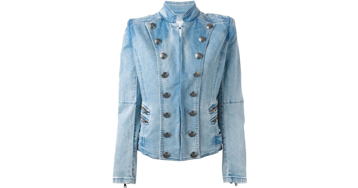 military denim jacket