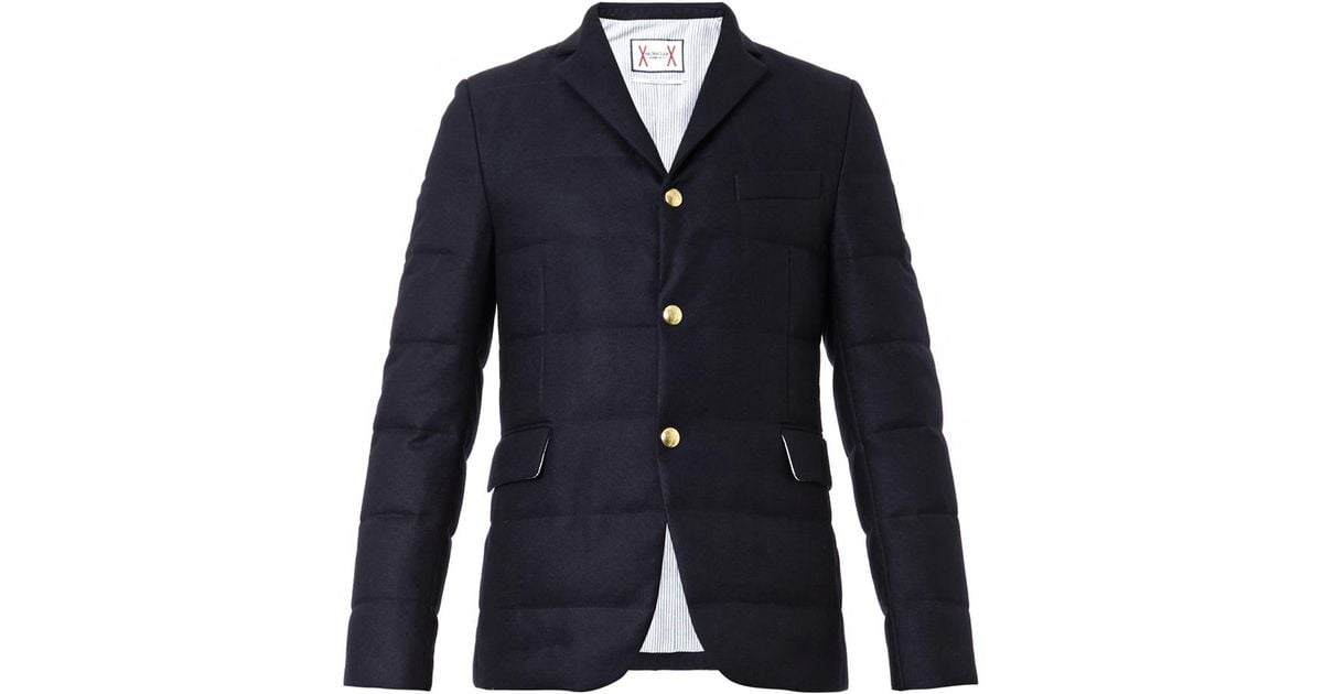 moncler gamme bleu blazer