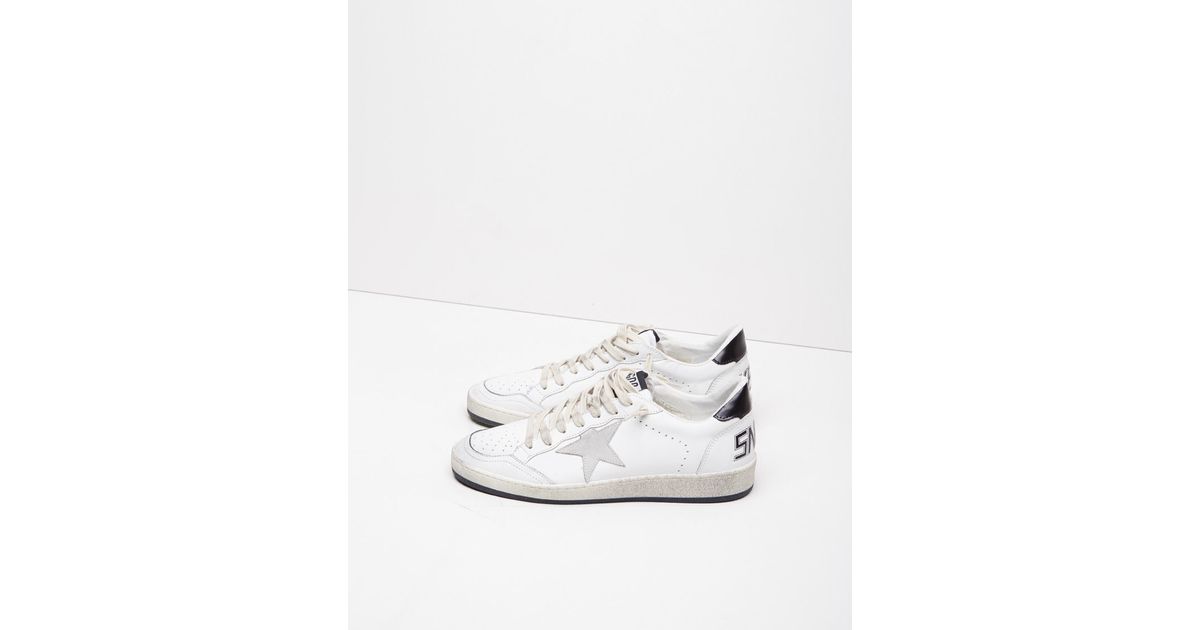 Golden Goose Ball Star Sneaker in White | Lyst
