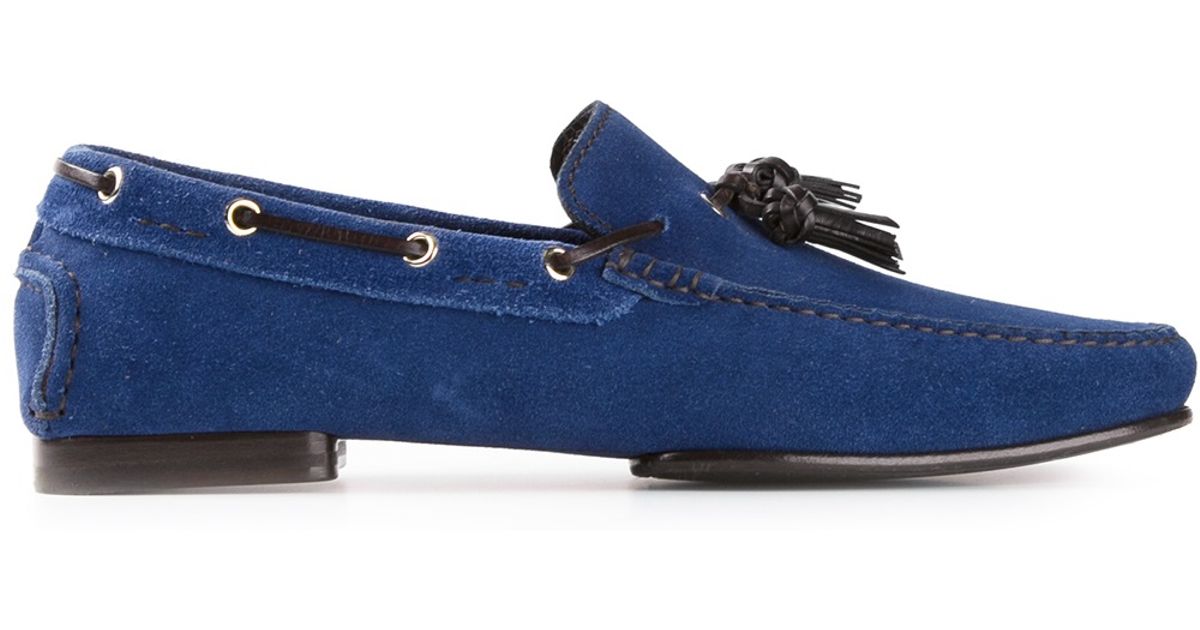 Tom Ford Tassel Loafer in Blue for Men - Lyst