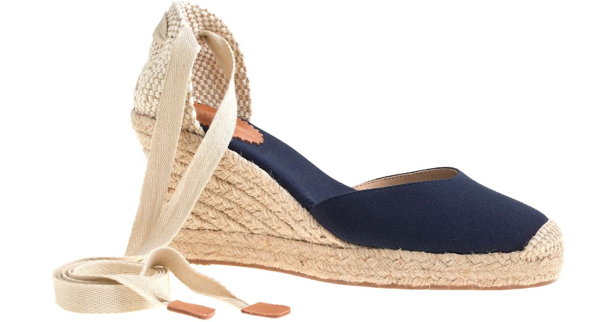navy blue espadrille wedges