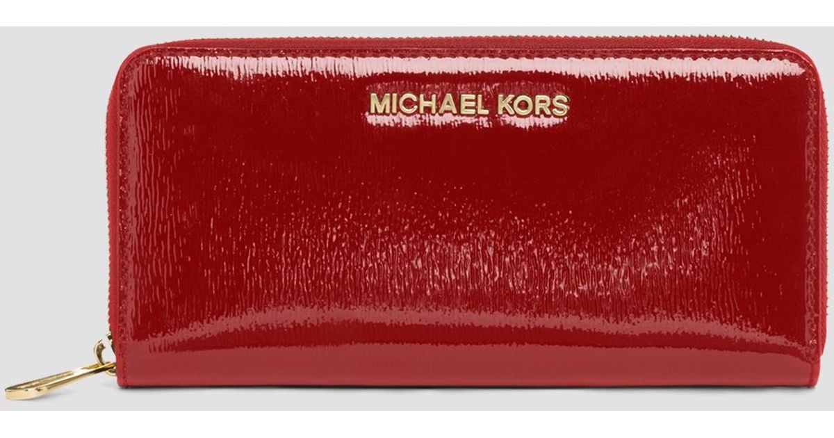 michael kors patent leather wallet