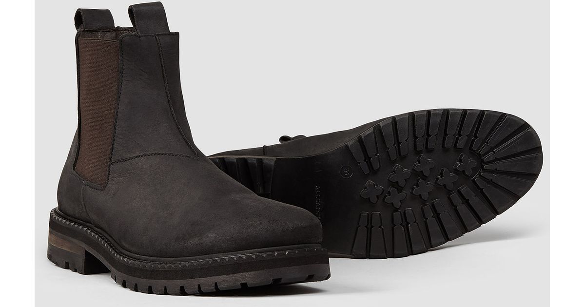 AllSaints Noble Boot in Carbon (Black) for Men - Lyst