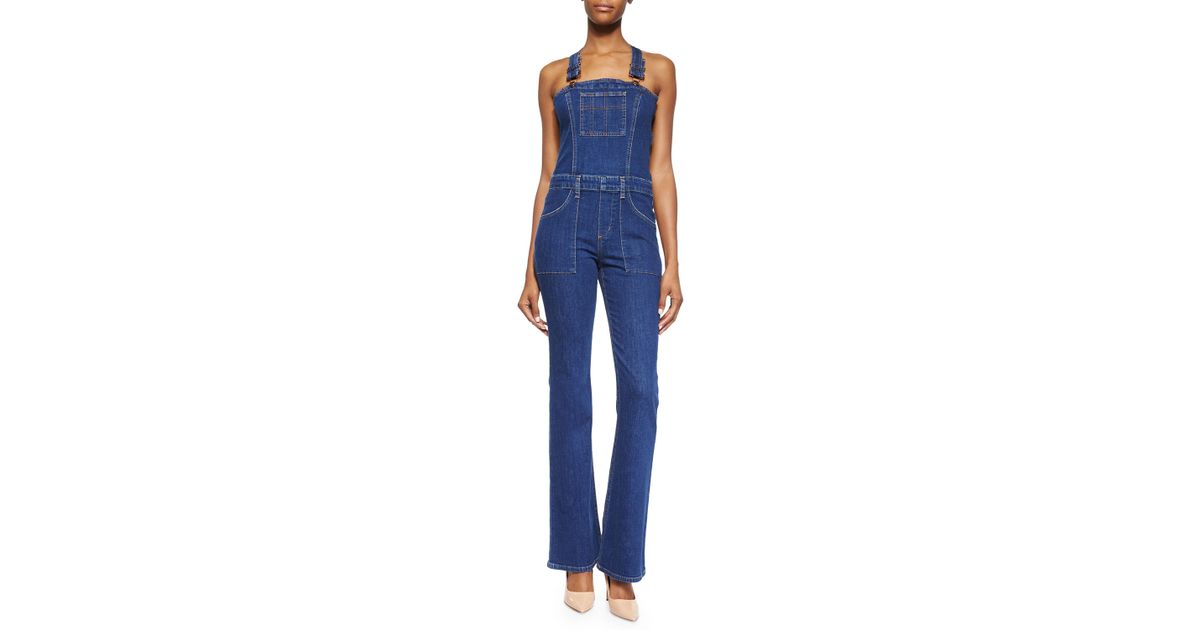 flare leg overalls