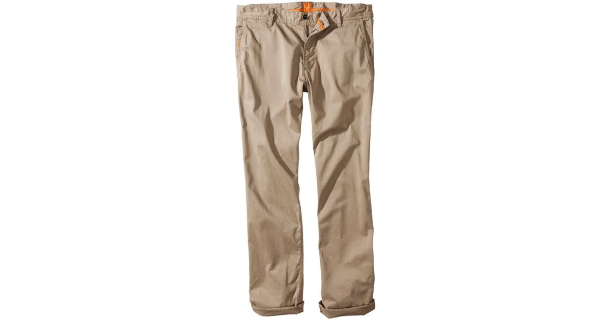 BOSS Regular-Fit Chinos 'Schino-Regular1-D' in Brown for Men Lyst UK