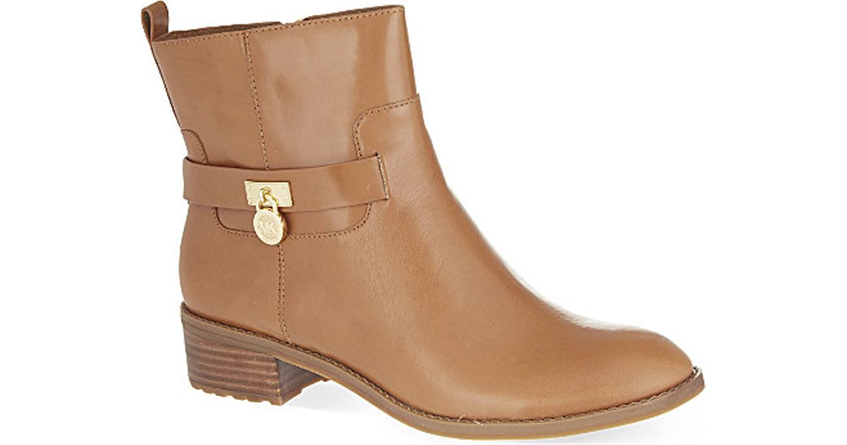 michael kors ryan leather boot