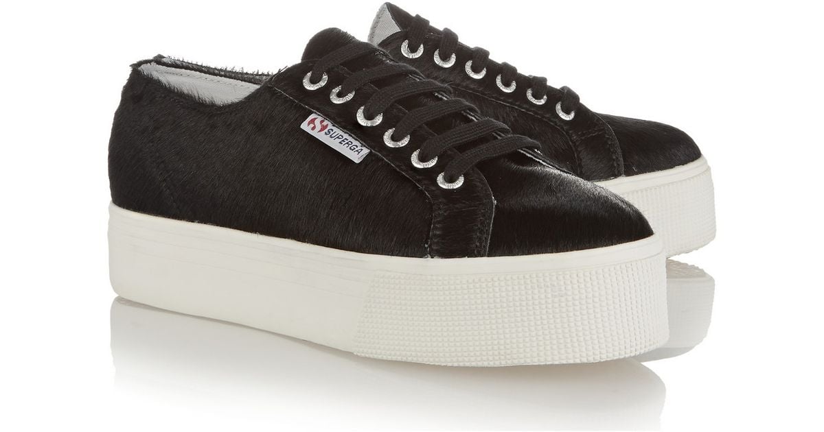 superga black platform shoes