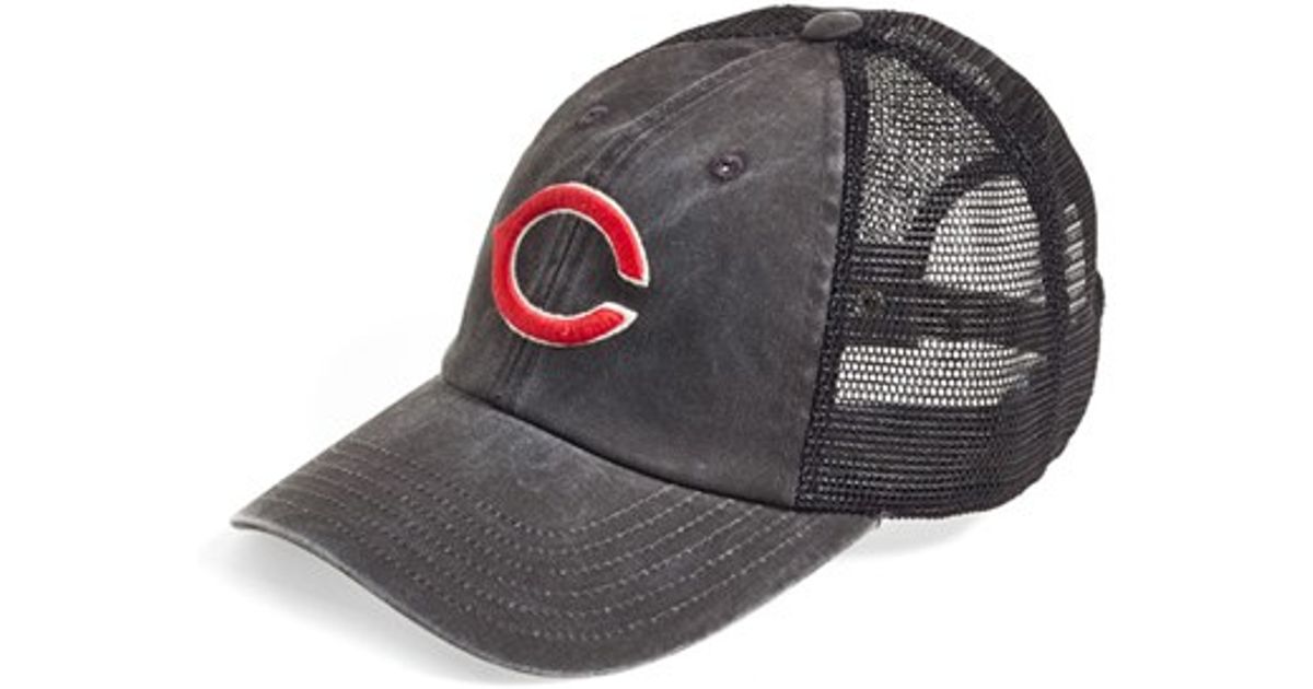 cincinnati reds mesh hat