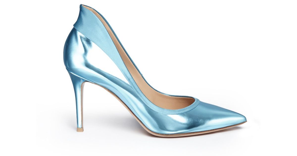 gianvito rossi satin pumps