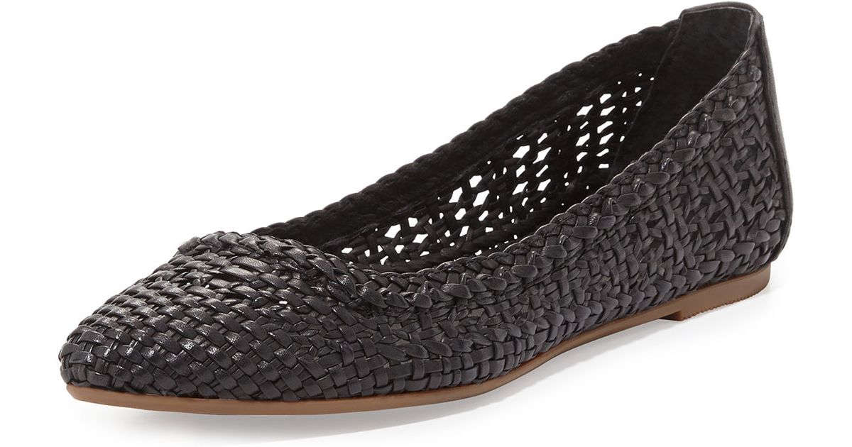 frye woven flats