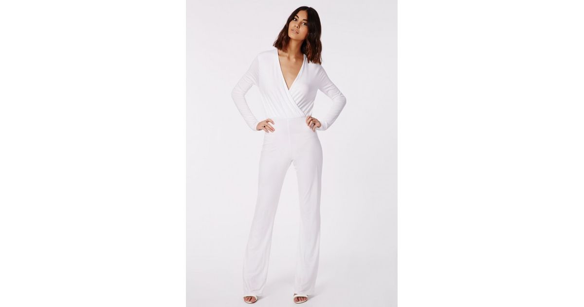 white jumpsuit long