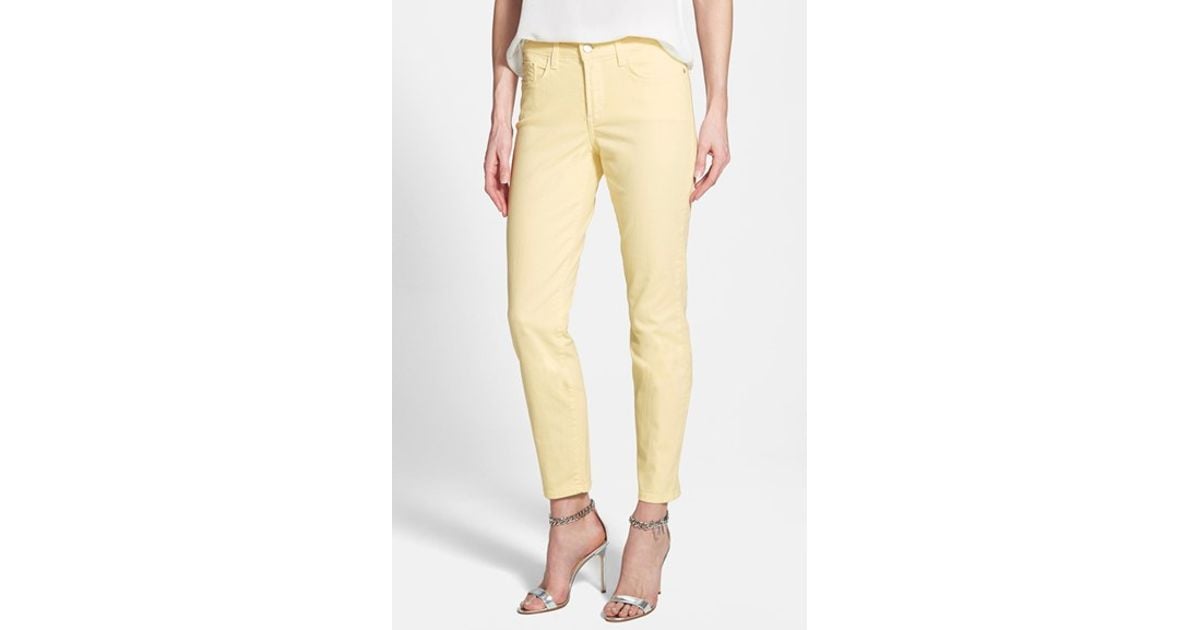 colored ankle jeans
