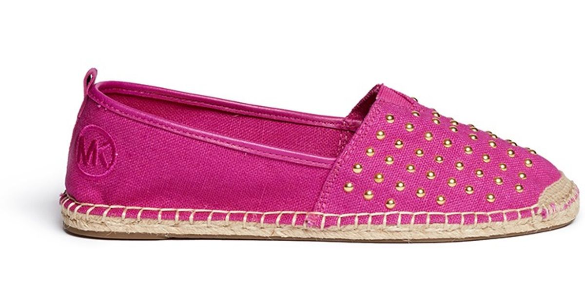 michael kors pink espadrilles