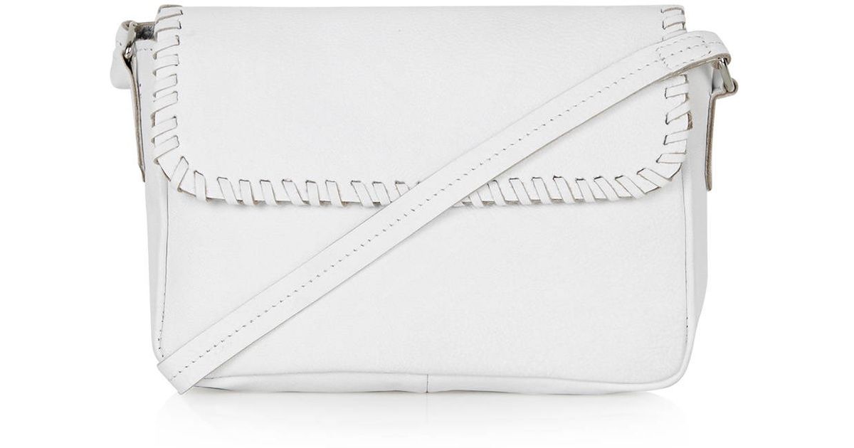 white leather crossbody bag