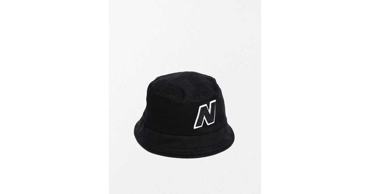 New Balance Glasto Bucket Hat in Black for Men | Lyst