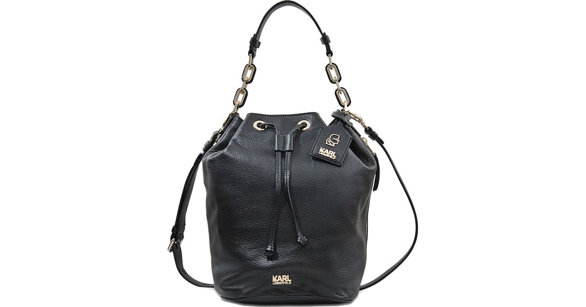 karl lagerfeld bucket bag