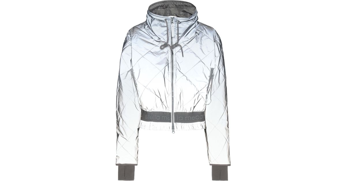 adidas silver reflective jacket