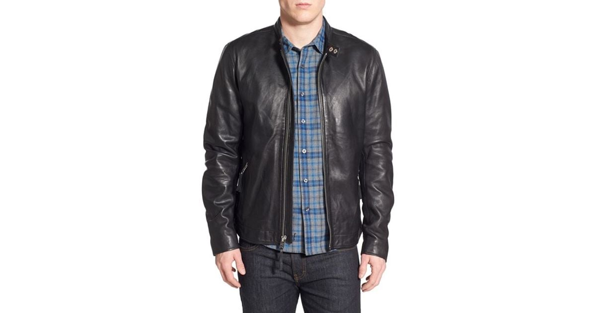 Lucky Brand Womens Black Leather Jacket Photos