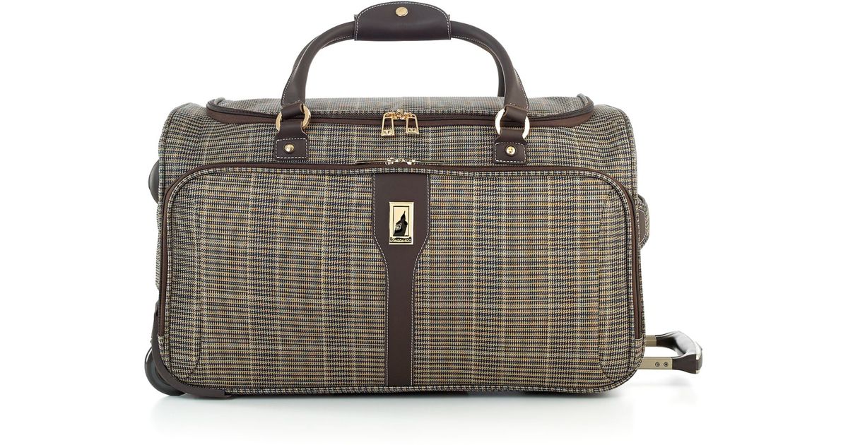 london fog rolling duffel