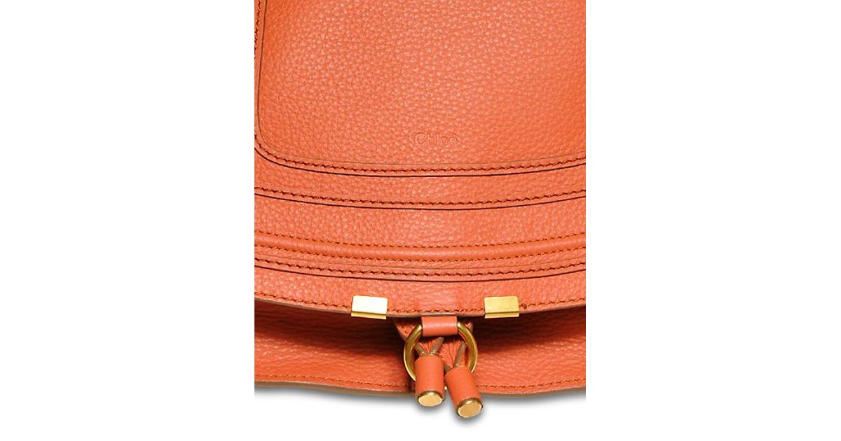 Chlo Marcie Medium Satchel in Beige (SUMMER TAN) | Lyst