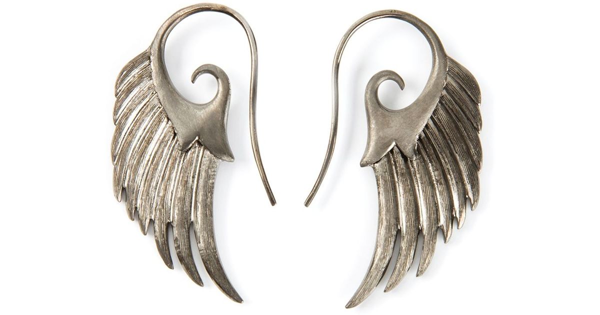 Noor Fares Metallic Wing Earrings Noor Fares Metallic Wing Earrings