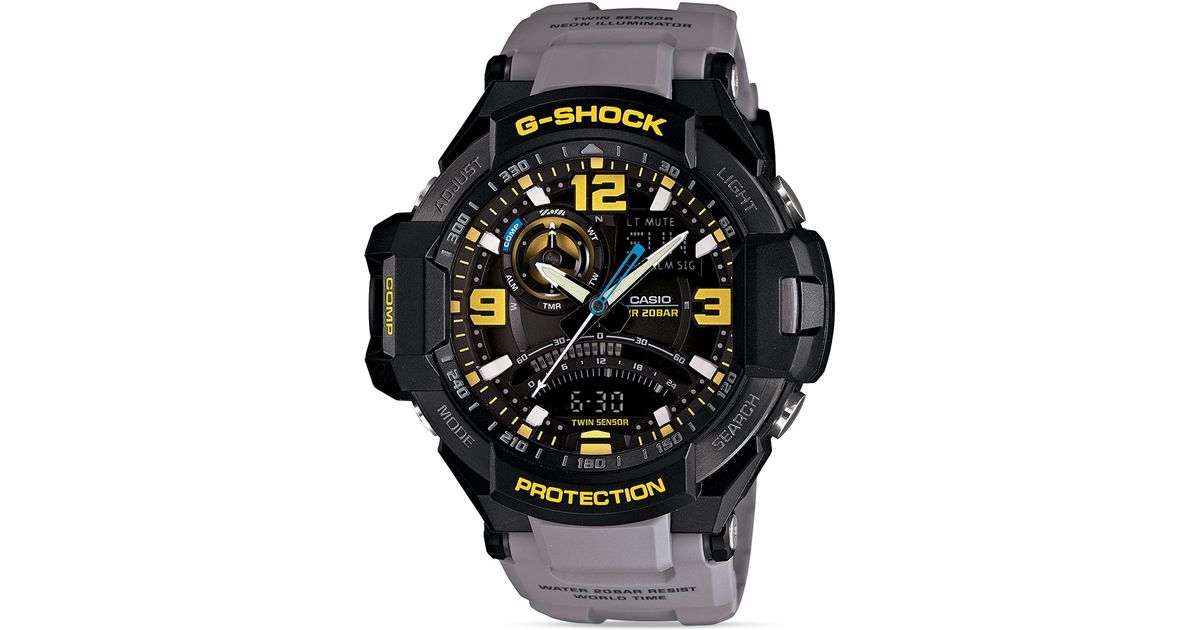 g shock gray and blue