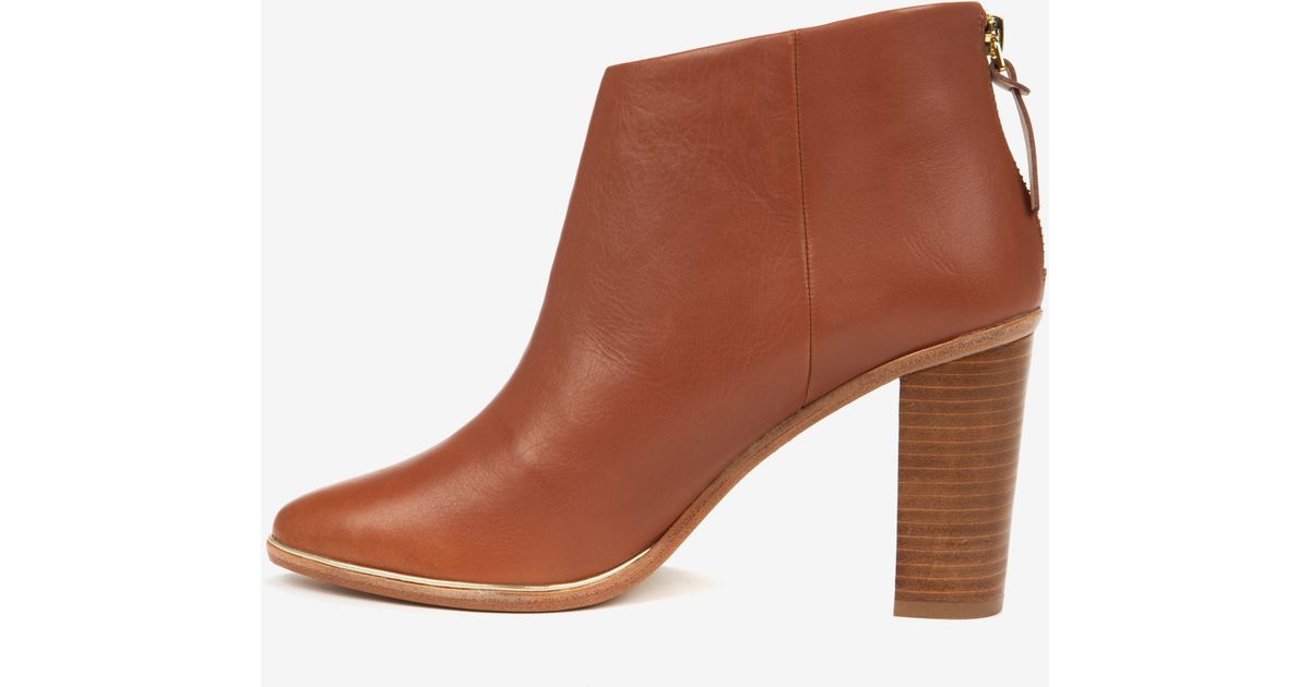 Ted Baker Leather Ankle Boots in Tan 