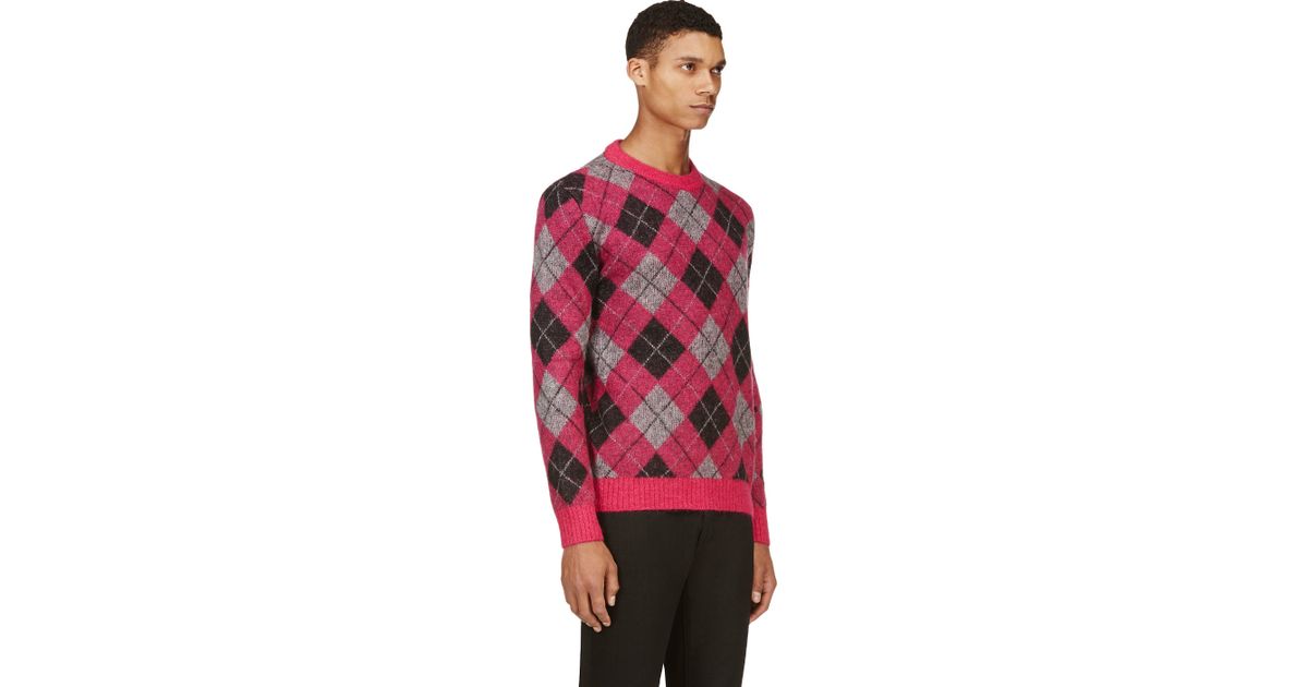saint laurent pink jumper