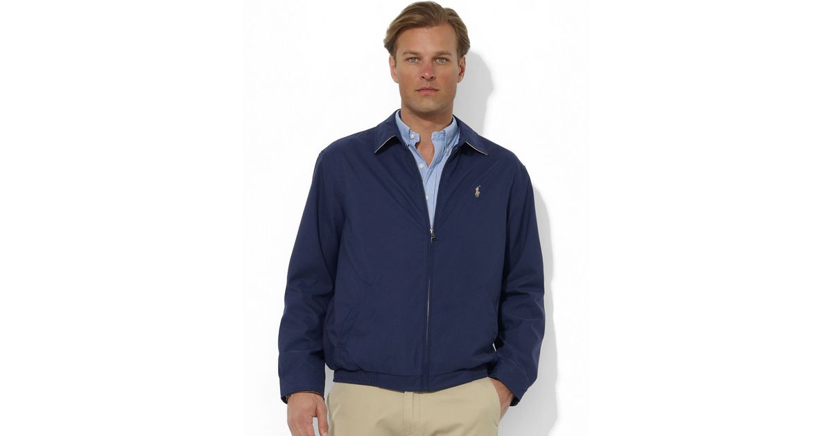 Polo Ralph Lauren Blue Bi Swing Windbreaker For Men