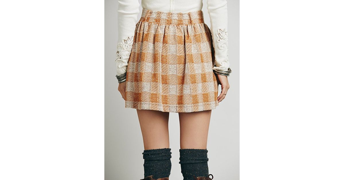 holly's snake print skirt