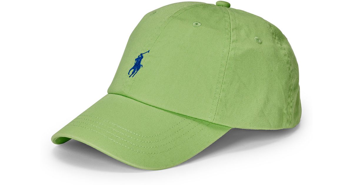lime green polo hat